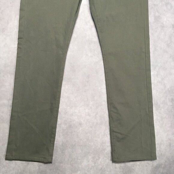 AG Men The Protege Straight Leg Pants size 31x31 Gray Flat Front Cotton Stretch - Picture 15 of 16